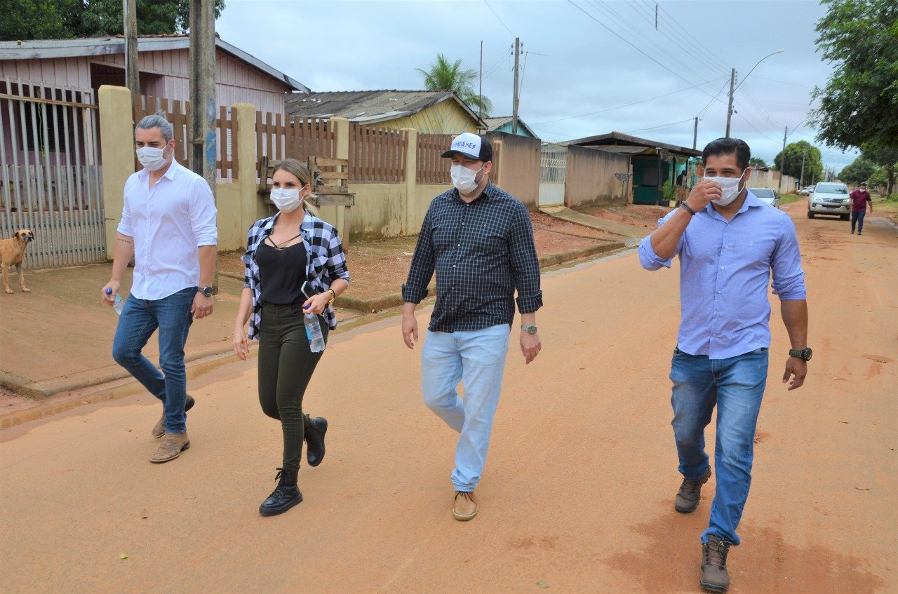 Presidente Alex Redano acompanha ações no Bom Futuro - News Rondônia