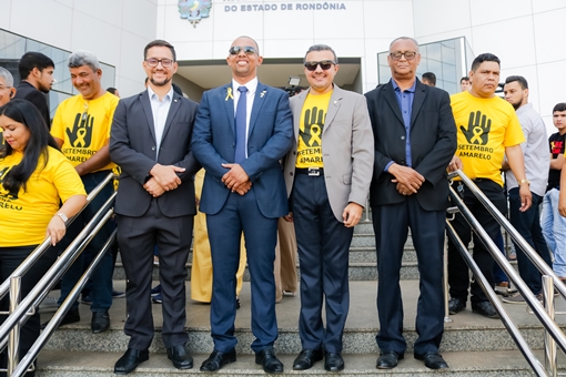 DEPUTADO ALEX SILVA PROMOVE O 'SETEMBRO AMARELO', UMA CAMPANHA DE PREVENÇÃO AO SUICÍDIO E REALIZA ORAÇÃO - News Rondônia