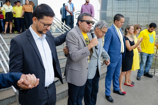 DEPUTADO ALEX SILVA PROMOVE O 'SETEMBRO AMARELO', UMA CAMPANHA DE PREVENÇÃO AO SUICÍDIO E REALIZA ORAÇÃO - News Rondônia