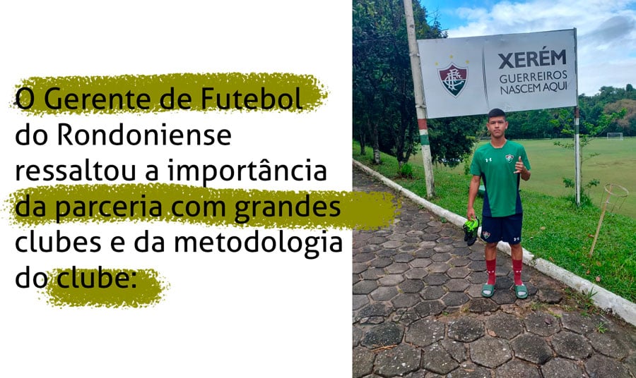 LATERAL REVELAÇÃO DO RONDONIENSE SE APRESENTA AO FLUMINENSE - News Rondônia