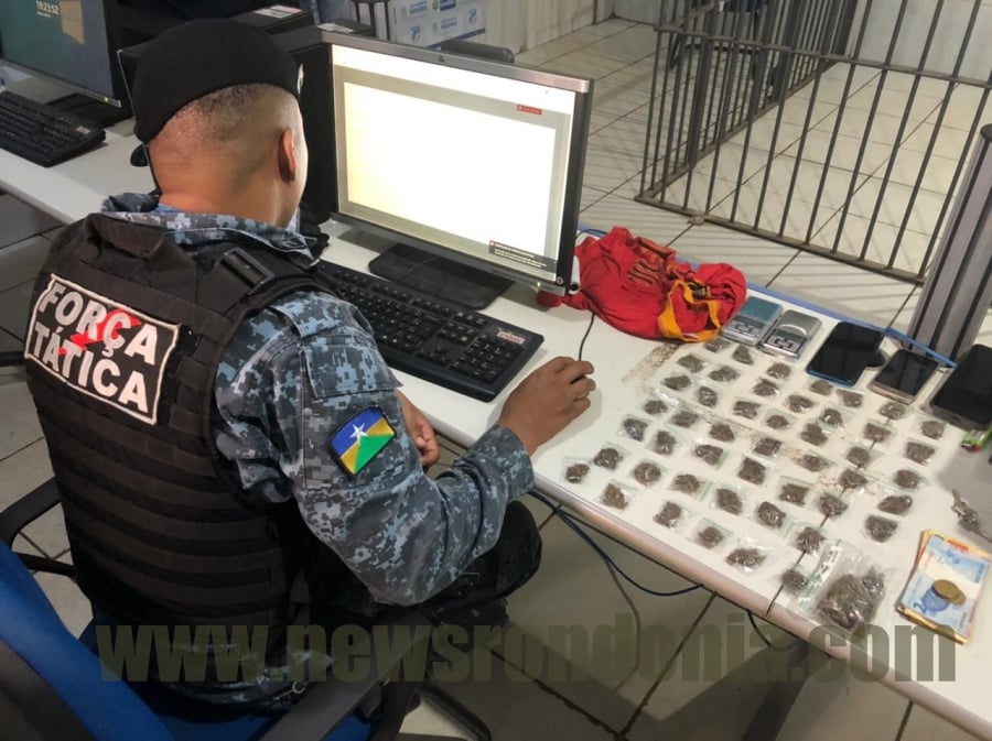 Força Tática prende trio com quase 50 porções de maconha na zona sul da capital - News Rondônia