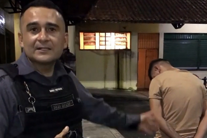 VÍDEO - Sargento prende vulgo Arrombado e manda recado para facção criminosa - News Rondônia