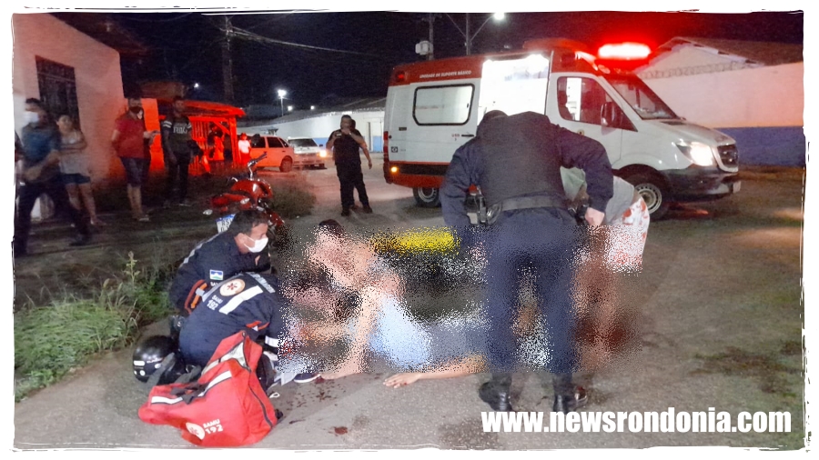 URGENTE: Motociclista sofre fratura exposta em acidente na zona sul - News Rondônia