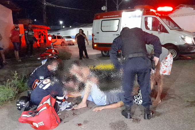 URGENTE: Motociclista sofre fratura exposta em acidente na zona sul - News Rondônia