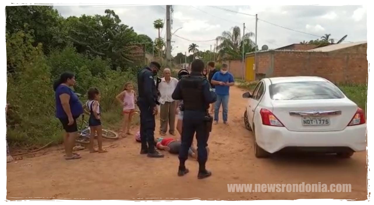 Motorista da ré e atropela motociclista no Airton Sena na capital - News Rondônia