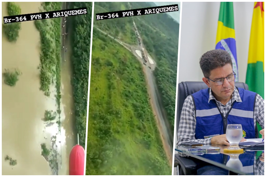 Bombeiros acrianos vão auxiliar em trecho alagado da BR-364, com a subida do Jamari - News Rondônia