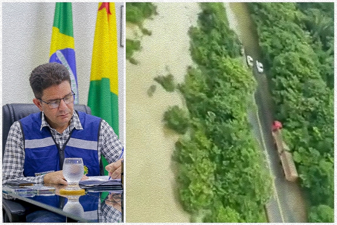Bombeiros acrianos vão auxiliar em trecho alagado da BR-364, com a subida do Jamari - News Rondônia