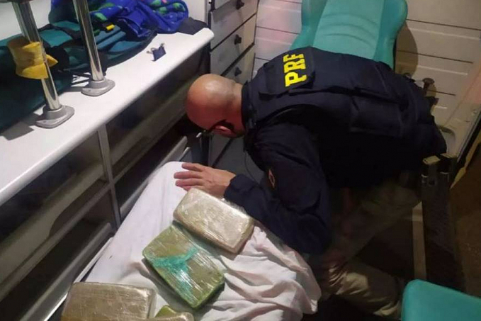 Justiça de MG devolve ambulância de Vilhena apreendida com 44 kg de drogas; agiota da região é acusado de financiar o transporte - News Rondônia