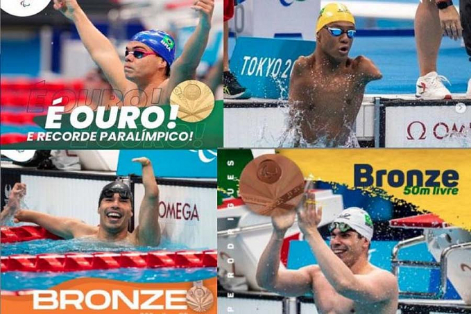 Brasil estreia bem nas Paralimpíadas com 4 medalhas na natação - News Rondônia