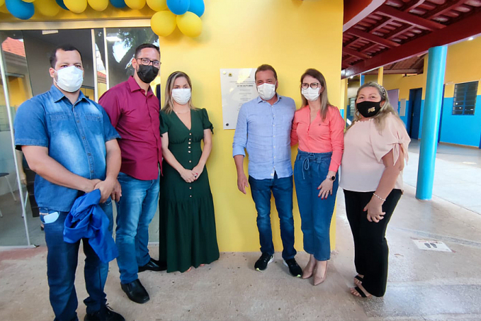 Em parceria com prefeito Hildon Chaves, Deputado Anderson participa da entrega oficial de novo refeitório e salas 100% climatizadas da Escola Municipal 12 de Outubro - News Rondônia