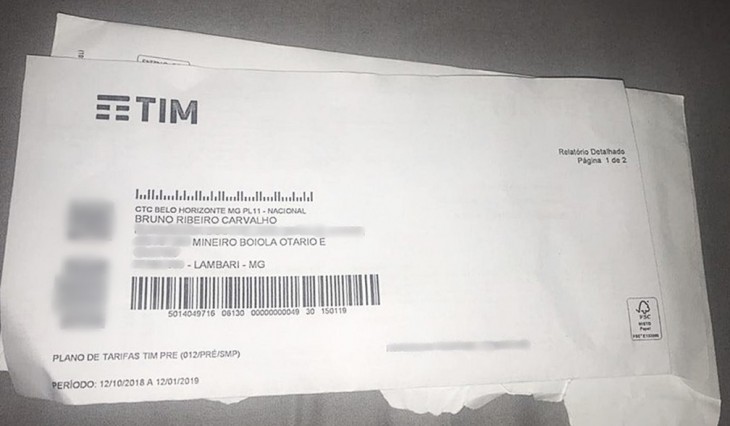 CLIENTE DE FAMOSA OPERADORA DE TELEFONIA RECEBE OFENSA EM FATURA: MINEIRO BOIOLA - News Rondônia