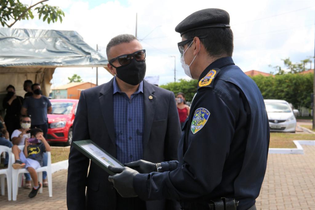 Deputado Alex Silva participa do 1º aniversário do batalhão de polícia de fronteira e divisas - News Rondônia