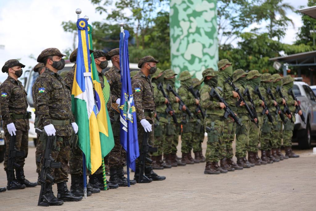 Deputado Alex Silva participa do 1º aniversário do batalhão de polícia de fronteira e divisas - News Rondônia