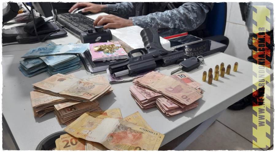 Força Tática do 5° prende trio com drogas, arma e quase 20 mil reais em espécie - News Rondônia