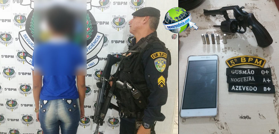 ADOLESCENTE É APREENDIDA COM ARMA QUE SERIA USADA PARA ROUBOS E EXECUÇÃO DE RIVAL - News Rondônia