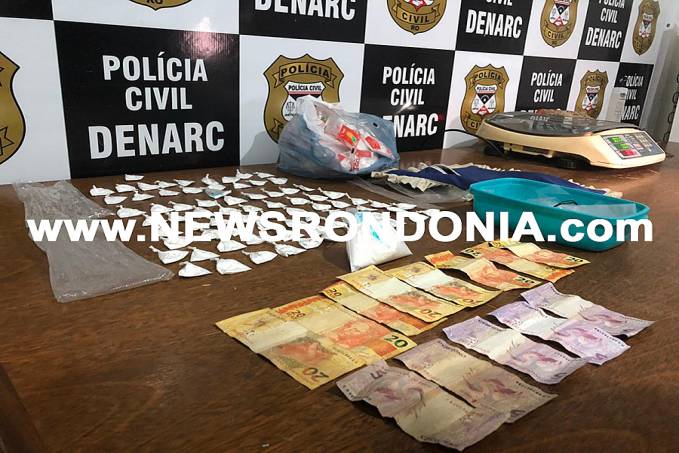 CARREGADO DE PÓ: Denarc prende suspeito com várias porções de cocaína em residência localizada na zona sul - News Rondônia