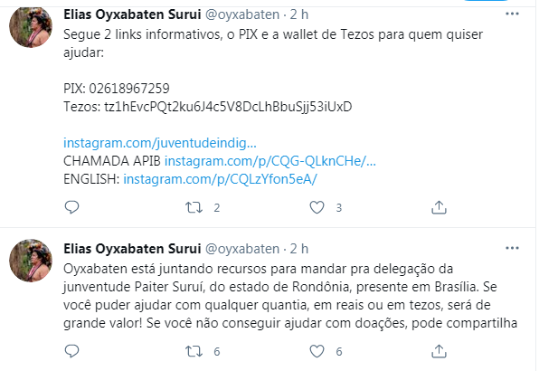 Sem dinheiro, índios de Rondônia iniciam vaquinha para custear despesas em Brasília - News Rondônia