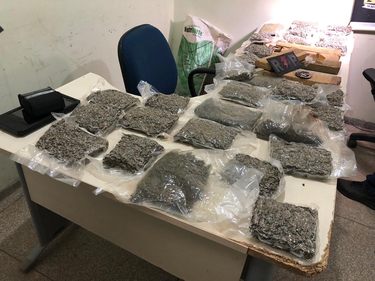 SUPERMACONHA: Motorista é preso com mais de 13 Kg de maconha do tipo Skank em Ji-Paraná - News Rondônia