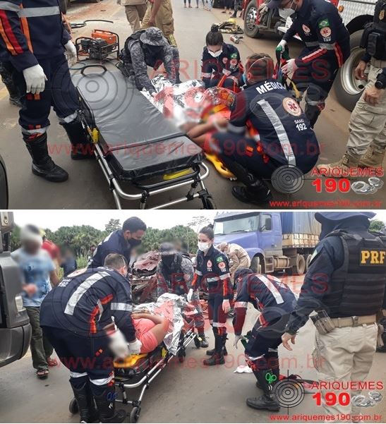 TRÁGICO: Bebê de 6 meses morre após carro ser imprensado entre duas carretas na BR-364 - IMAGENS FORTES - News Rondônia