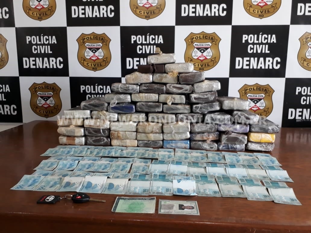 OPERAÇÃO HORUS: POLÍCIA PRENDE SUSPEITO COM QUASE 60 KG DROGAS - News Rondônia