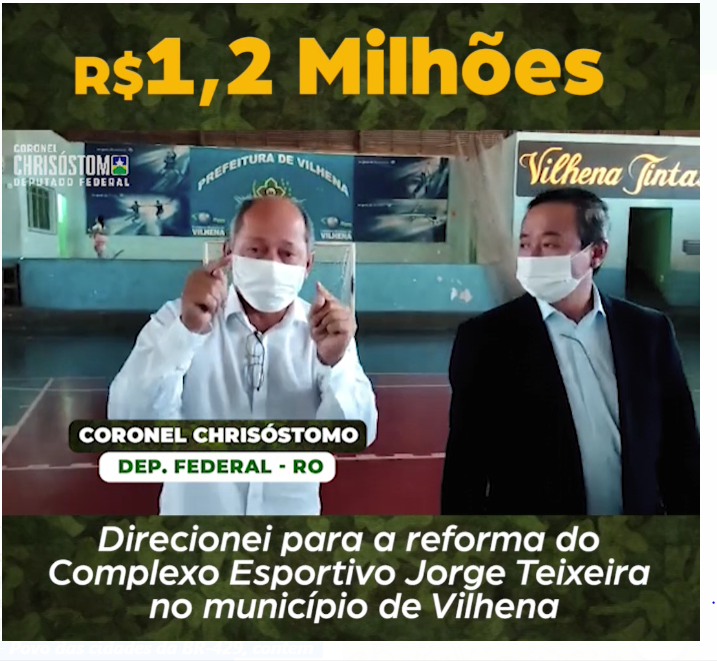 Com recursos destinados pelo deputado federal Coronel Chrisóstomo Ginásio Poliesportivo de Vilhena ganhará nova estrutura - News Rondônia