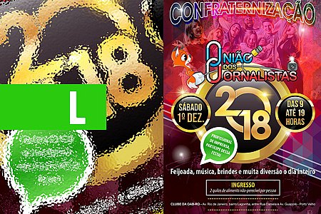 FESTA DO UNIÃO DOS JORNALISTAS SERÁ NESTE SÁBADO, NA OAB - News Rondônia