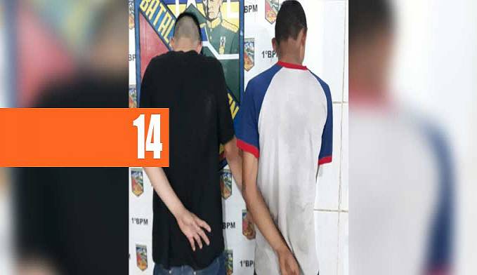 POLÍCIA PRENDE DUPLA SUSPEITA DE ASSALTOS COM MOTO ROUBADA NA ZONA LESTE - News Rondônia