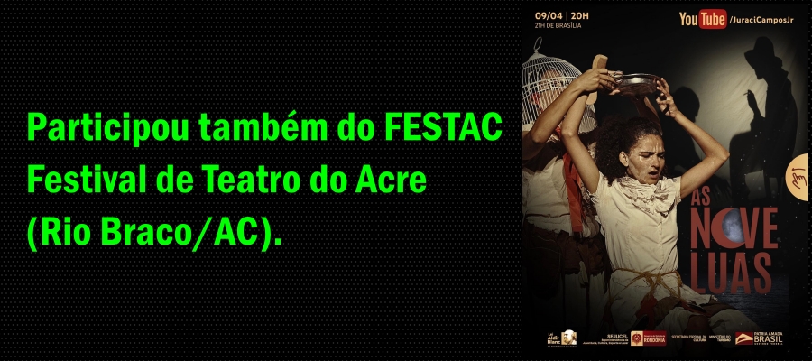 As Nove Luas propõe reflexão sobre abusos de meninas e a lenda do boto na Amazônia; espetáculo será exibido pelo YouTube nesta sexta - News Rondônia