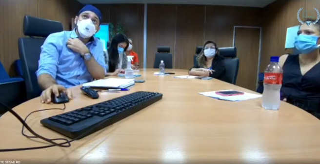 Reunião com judiciário termina em troca de acusação e sem uma resolução no enfrentamento da pandemia em Rondônia - News Rondônia