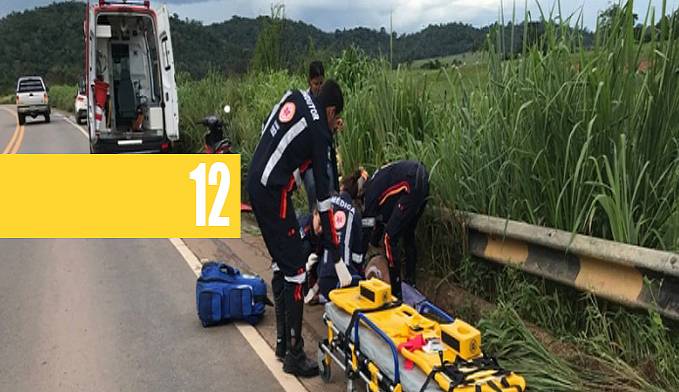 PNEU DE MOTO ESTOURA E CASAL SOFRE QUEDA NA BR-364 - VÍDEO - News Rondônia