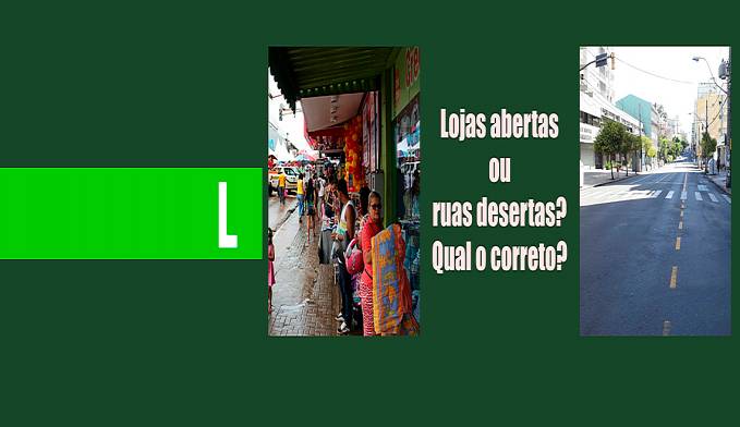 O RACHA CONTINUA: MANTER O ISOLAMENTO TOTAL OU ABRIR PARA QUE AS EMPRESAS E OS MILHÕES DE EMPREGOS SOBREVIVAM? - News Rondônia