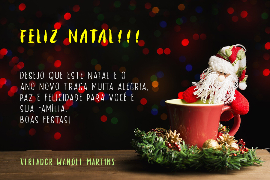 Feliz Natal: Vereador Wanoel Martins - News Rondônia