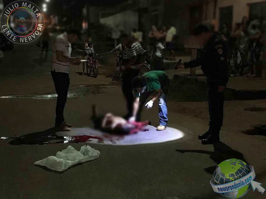 IDENTIFICADO- JOVEM É EXECUTADO PRÓXIMO A PRAÇA, NO BAIRRO CALADINHO; ATIRADOR AMEAÇOU TESTEMUNHA - FOTOS E VÍDEO - News Rondônia