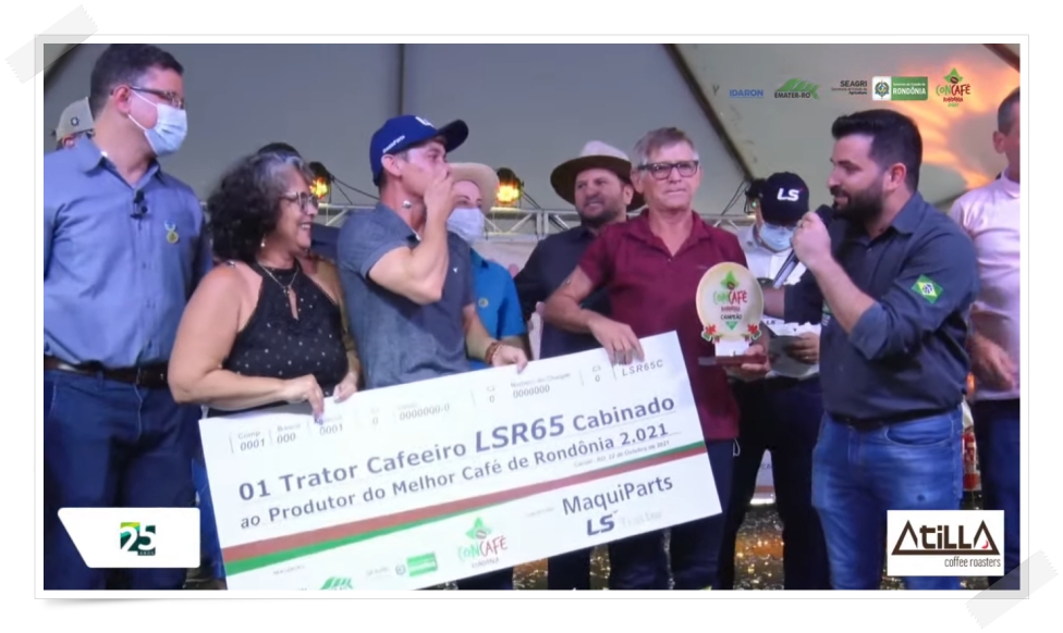 Novo Horizonte do Oeste leva o 1° lugar do Concafé: Família Hel é a grande vencedora - News Rondônia