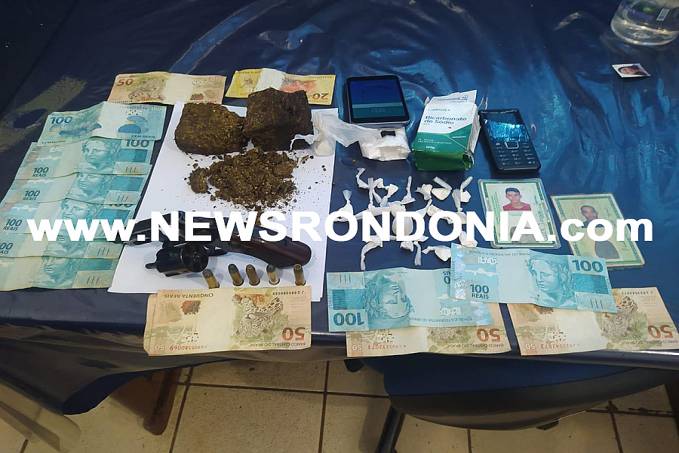 QUINTETO MÁGICO: PM de Candeias do Jamari fecha boca de fumo prendendo cinco suspeitos com drogas e armas - News Rondônia