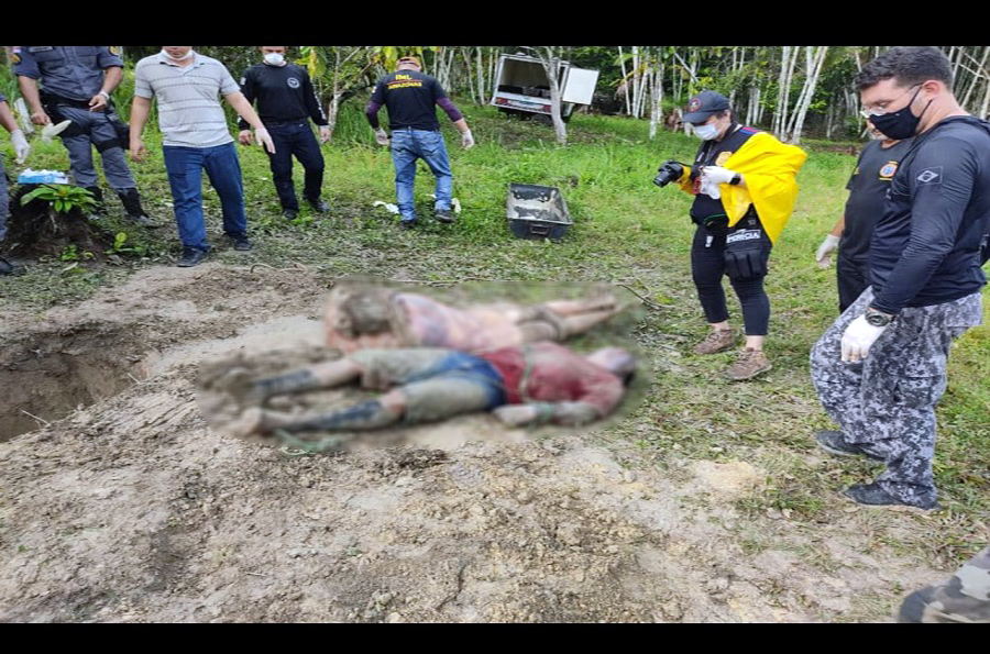 IMAGENS FORTES - Quatro homens são enterrados vivos com pregos nas costas, a mando de facção - News Rondônia