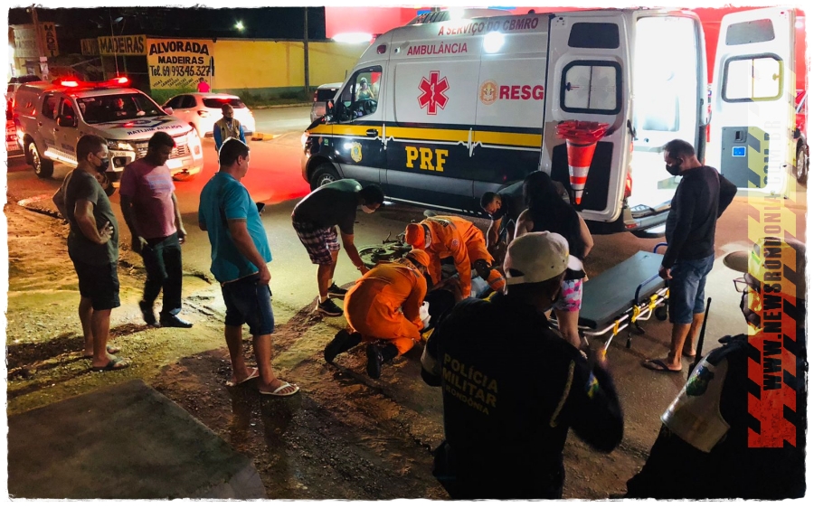 Militar do Exército sofre lesão na boca em acidente na zona sul - News Rondônia