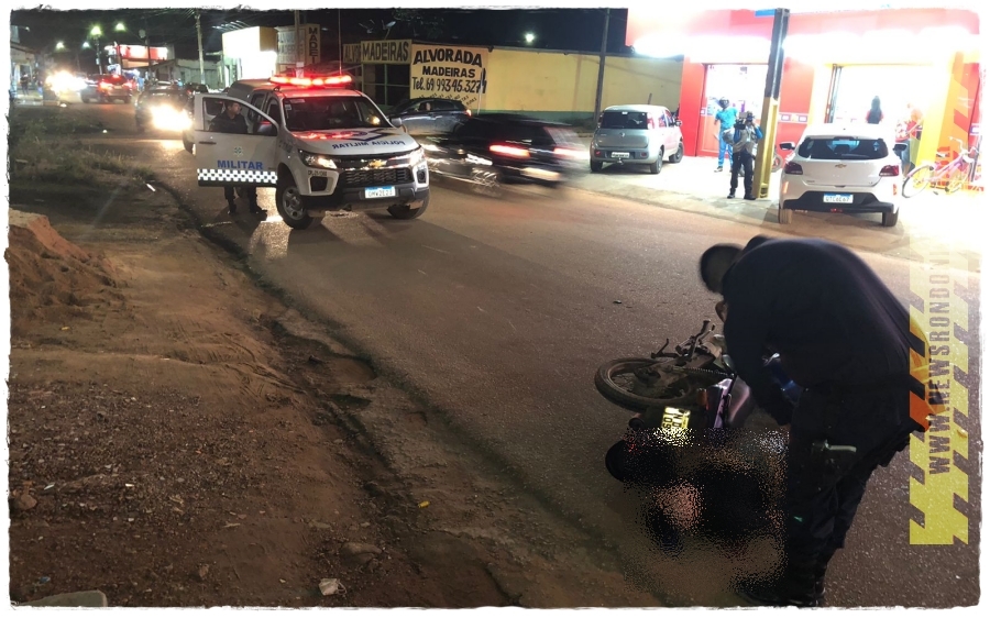Militar do Exército sofre lesão na boca em acidente na zona sul - News Rondônia