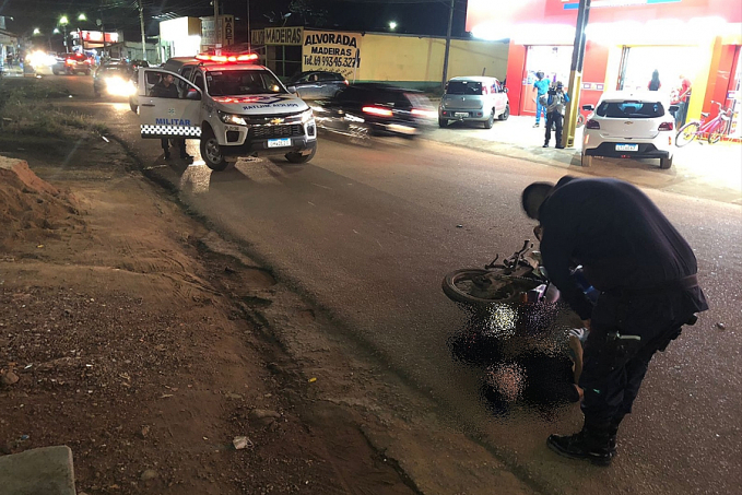 Militar do Exército sofre lesão na boca em acidente na zona sul - News Rondônia