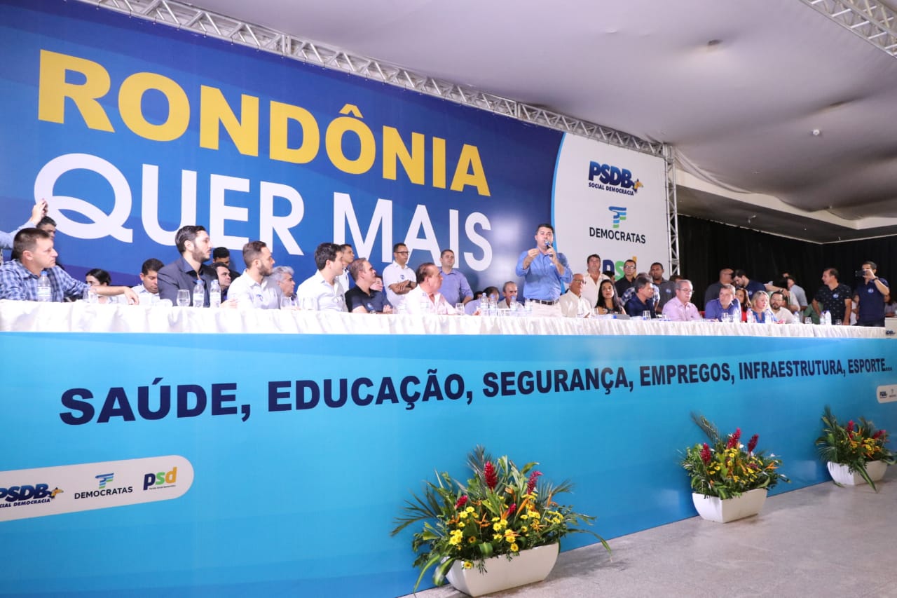 PRÉ-CONVENÇÃO DO PSDB, DEM E PSD REÚNE MULTIDÃO EM JI-PARANÁ - News Rondônia