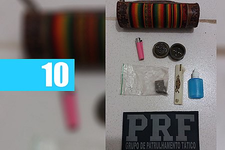 PRF FLAGRA CONDUTOR COM PORÇÃO DE DROGA EM ARIQUEMES - News Rondônia