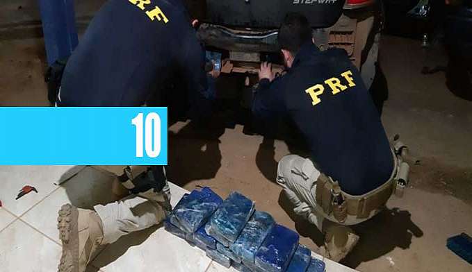 EM RONDÔNIA, PRF PRENDE GOIANO COM 19 QUILOS DE COCAÍNA - VÍDEO - News Rondônia