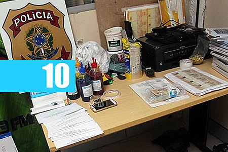 PF DESMANTELA FÁBRICA DE NOTAS FALSAS EM SÃO JOÃO NEPOMUCENO - News Rondônia