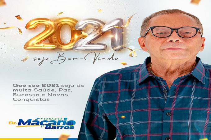 FELIZ ANO NOVO: MENSAGEM DO VER. DR. MACÁRIO BARROS - News Rondônia