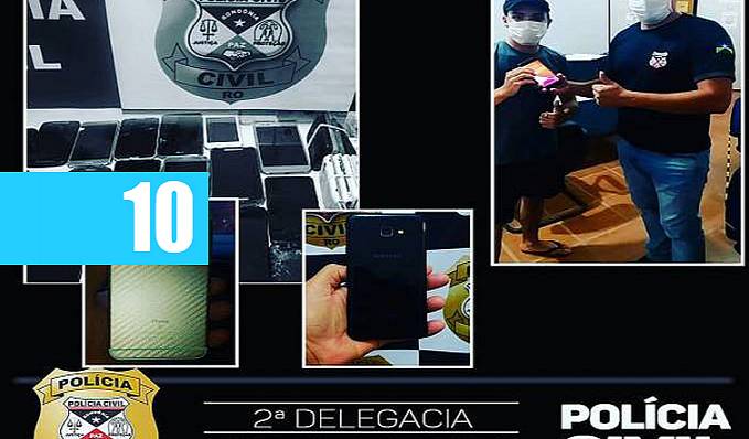 2ª Delegacia de Polícia bate recorde de recuperação de aparelhos celulares roubados/furtados. - News Rondônia