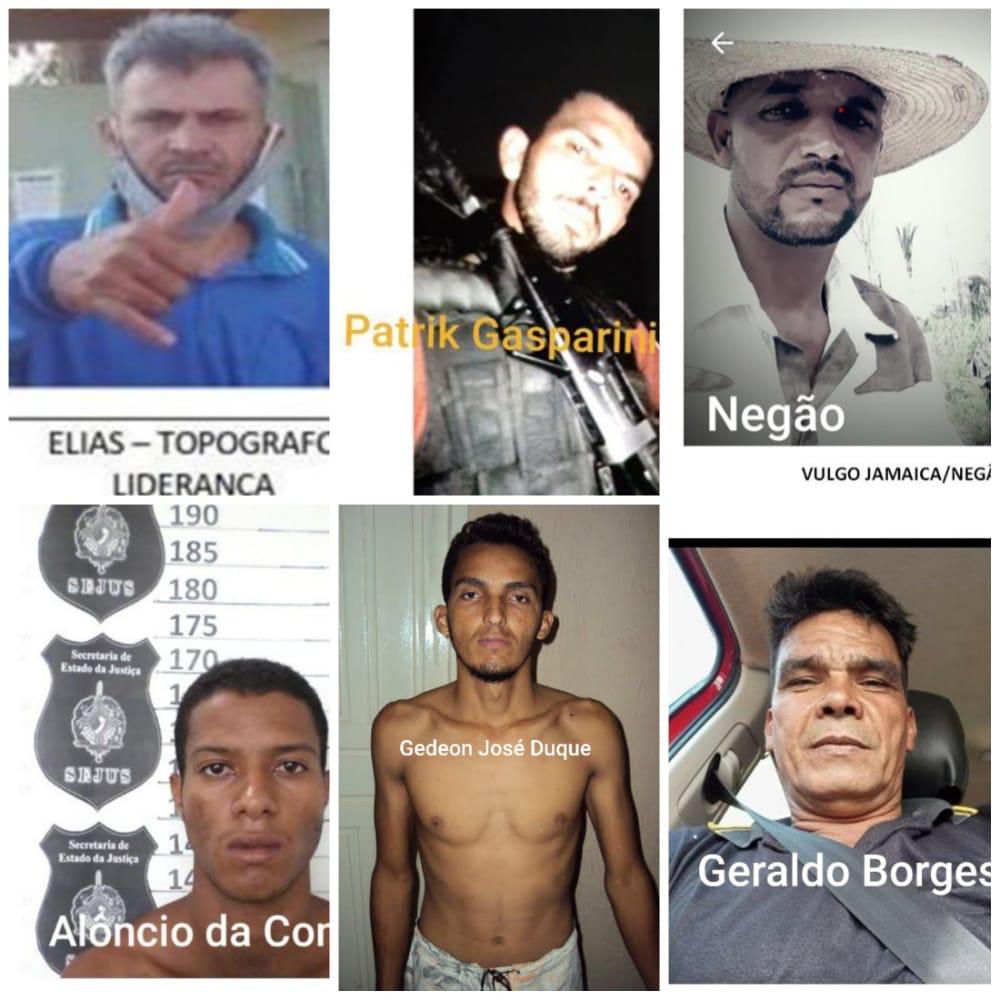 FORAGIDOS: polícia divulga fotos e nomes dos criminosos que participaram das mortes dos policiais - News Rondônia