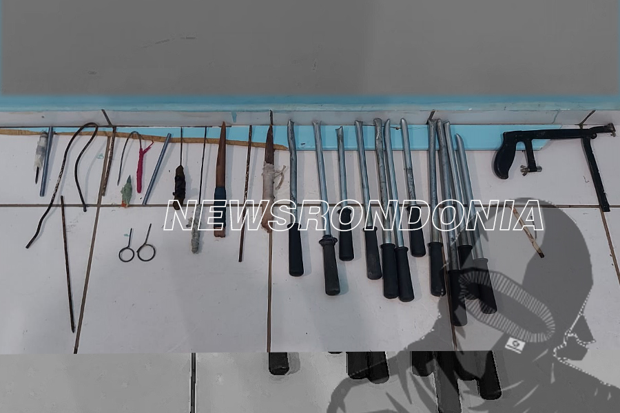 30 ARMAS APREENDIDAS: Agentes evitam nova rebelião e fuga em Unidade de Internação - Por Anderson Nascimento - News Rondônia