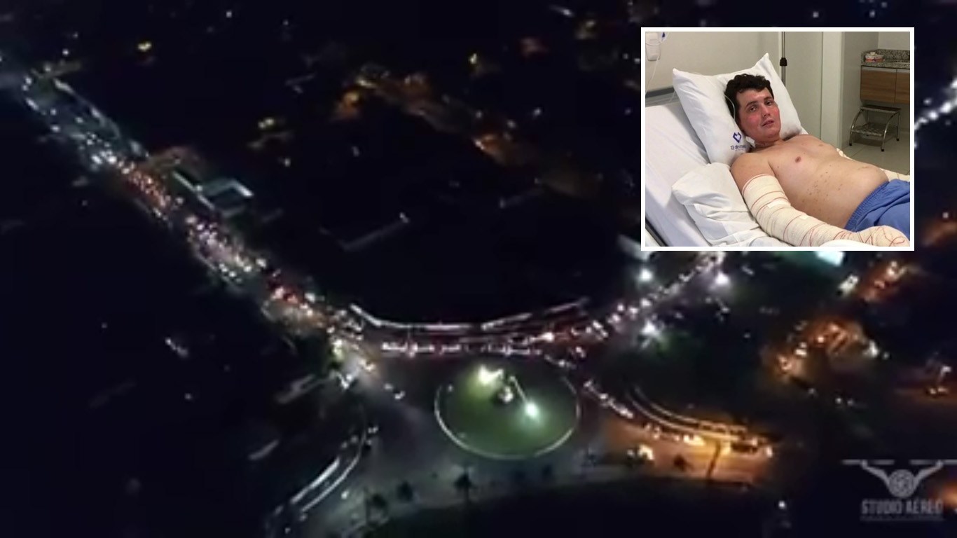 PILOTO QUE SOBREVIVEU A QUEDA DE AVIÃO EM MT É RECEBIDO COM CARREATA NO PARANÁ; VEJA VÍDEO - News Rondônia