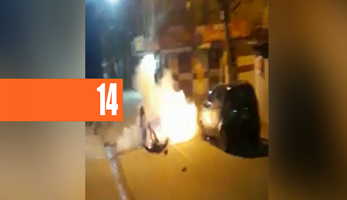 ARTEFATO EXPLODE EM BOLSO DE TORCEDOR DO FLAMENGO (VÍDEO) - News Rondônia