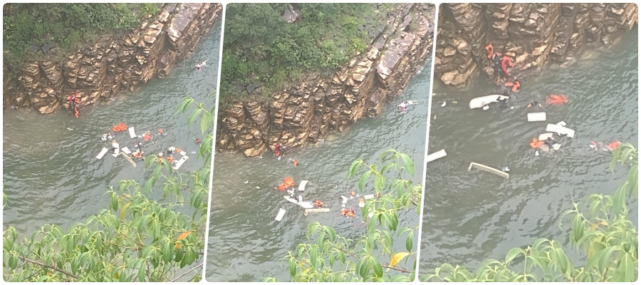 Pelo menos 15 feridos e uma morte após rochedo desabar sobre barcos em Capitólio Minas Gerais; incidente estaria ligado a uma tromba água na região - News Rondônia
